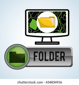 Security System design. Protection icon. Isolated illustration, vector