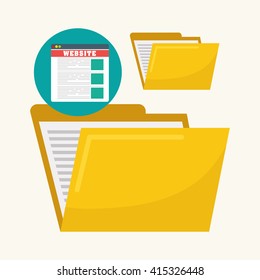 Security system design. technology illustration. protection icon