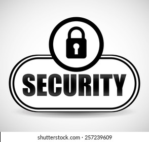 security system design, vector illustration eps10 graphic 