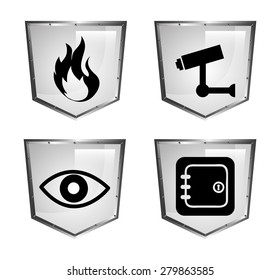 security system design, vector illustration eps10 graphic 