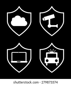 security system design, vector illustration eps10 graphic 