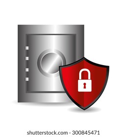 Security system design, vector illustration eps 10.