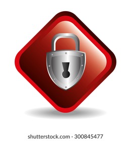 Security system design, vector illustration eps 10.