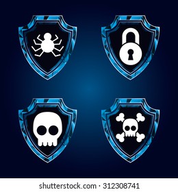 security system design, vector illustration eps10 graphic 