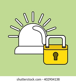 security system design , vector illustration