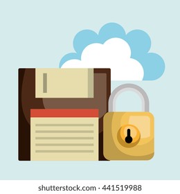 security system design, vector illustration eps10 graphic 