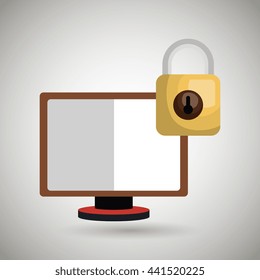 security system design, vector illustration eps10 graphic 