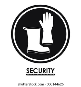 Security System digital design, vector illustration eps 10 