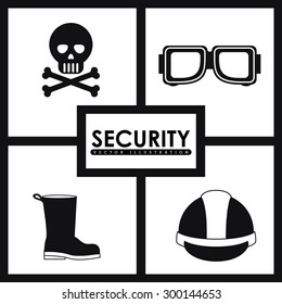 Security System digital design, vector illustration eps 10 