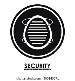 Security System digital design, vector illustration eps 10 