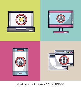 Security system for electronic devices