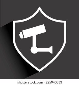 security system graphic design , vector illustration