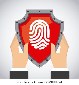 security system graphic design , vector illustration