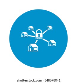Security system icon. 