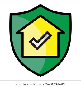 Security System Icon Element For Design