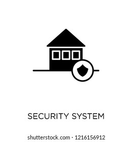 Security system icon. Security system symbol design from Smarthome collection. Simple element vector illustration on white background.