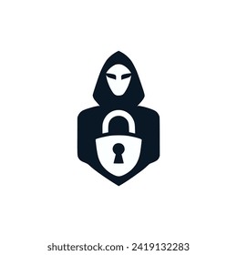 security system logo vector illustration template design