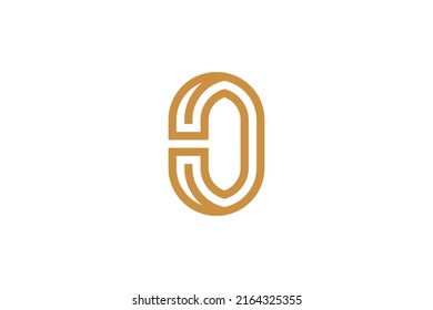 Security System Monoline Logo Vector