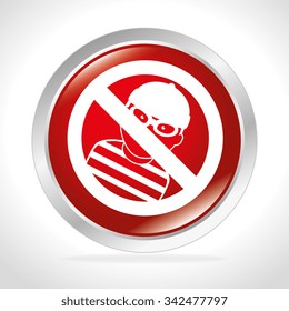 Security system and surveillance graphic design, vector illustration eps10