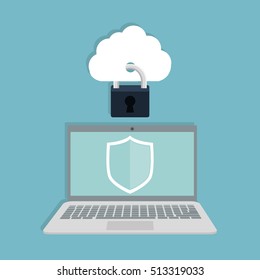 Security system technology icon vector illustration graphic design