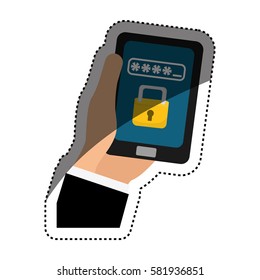 Security system technology icon vector illustration graphic design