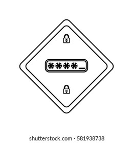 Security system technology icon vector illustration graphic design