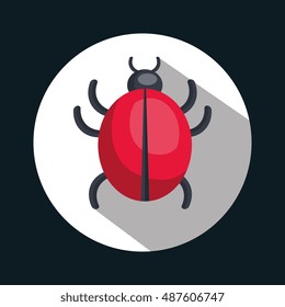 security system virus graphic isolated