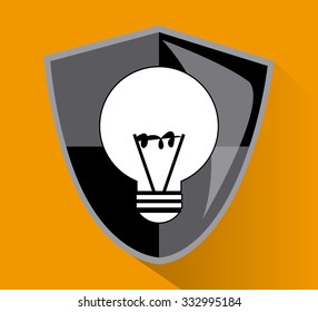 Security sytem concept with protection icons design, vector illustration 10 eps graphic.