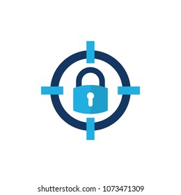 Security Target Logo Icon Design