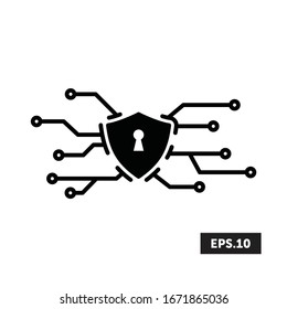 Security Tech icon, Security Tech sign/symbol vector