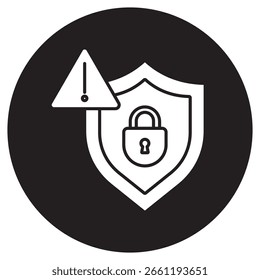 Security Threat Icon, Identifying and Preventing Security Threats, Understanding Modern Security Threat Landscapes, vector