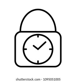 Security Time Lock Icon