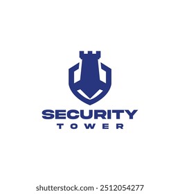 Security Tower Logo Design Simple