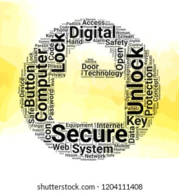 Security Unlock Button icon