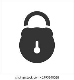 security unlock key icon design