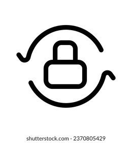 Security Update Icon Vector Symbol Design Illustration