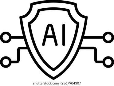 Security vector icon. Can be used for printing, mobile and web applications.