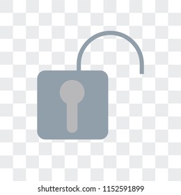 Security vector icon isolated on transparent background, Security logo concept