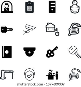 security vector icon set such as: membership, looking, law, member, validate, delivery, network, shield, international, click, user, remote, data, button, handle, caution, metal, check, approve