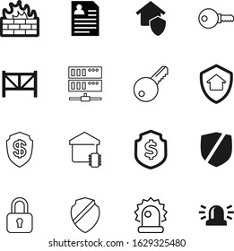 security vector icon set such as: arrest, plain, art, card, mark, stream, application, system, stamp, padlock, work, fence, picket, server, defence, integrated, logistic, file, register, old