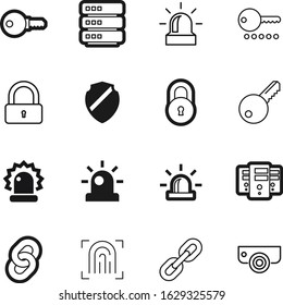 security vector icon set such as: zone, document, hand, striped, anatomy, storage, royal, emblem, shield, firewall, encryption, pictogram, fingerprint, surveillance, crime, tower, finger, theft