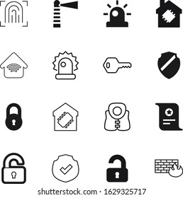 security vector icon set such as: diploma, antique, recreation, beach, mark, conceptual, access, object, arm, swimming, smarthouse, gift, finger, arrest, decorative, jacket, chip, car, communication