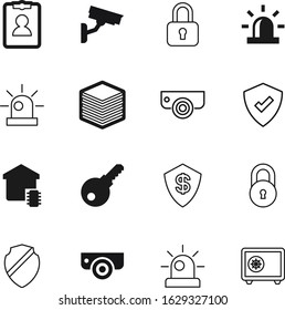 security vector icon set such as: modern, antivirus, certified, smart, estate, center, plain, royal, defend, guarantee, identity, card, treasure, green, coat, contact, quality, banking, emblem
