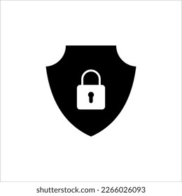 security vector icon. Shield security icon. Lock security icon. vector illustration isolated on white background.
