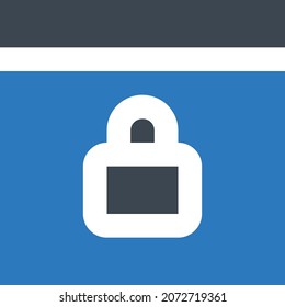 security vector illustration isolated on a transparent background. glyph vector icons for concept or web graphics.
