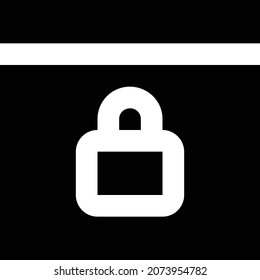 security vector illustration isolated on a transparent background. glyph vector icons for concept or web graphics.
