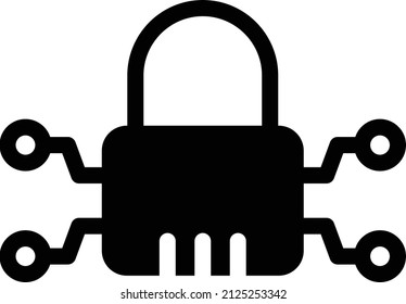 Ilustración de vectores de seguridad en un fondo transparente.Símbolos de calidad premium.Icono de vector glifos para diseño de concepto y gráfico.