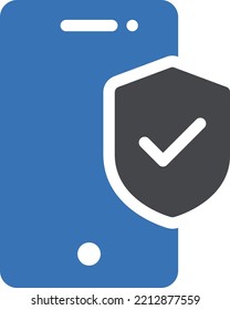 Sicherheits-Vektorgrafik auf transparentem Hintergrund. Hochwertige Symbole. Glyphen Vektorsymbole für Konzept und Grafikdesign. 

