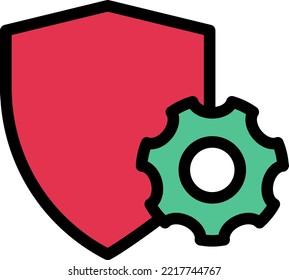 seguridad Ilustración vectorial en un fondo transparente.Símbolos de calidad premium.Iconos vectores de trazo para el diseño de conceptos y gráficos.