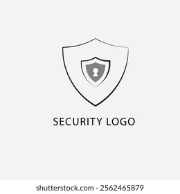 Security vector image logo design